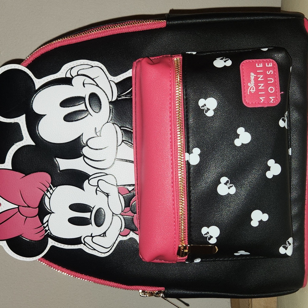 Disney Minnie Amd Mickey Mouse Bioworld Backpack